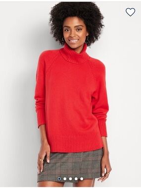 Old Navy Red Turtleneck Sweater
